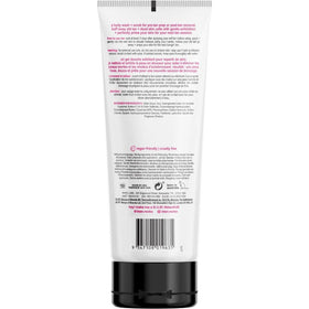 B.TAN close-up of scrub texture showing exfoliant beads and creamy consistency benefit