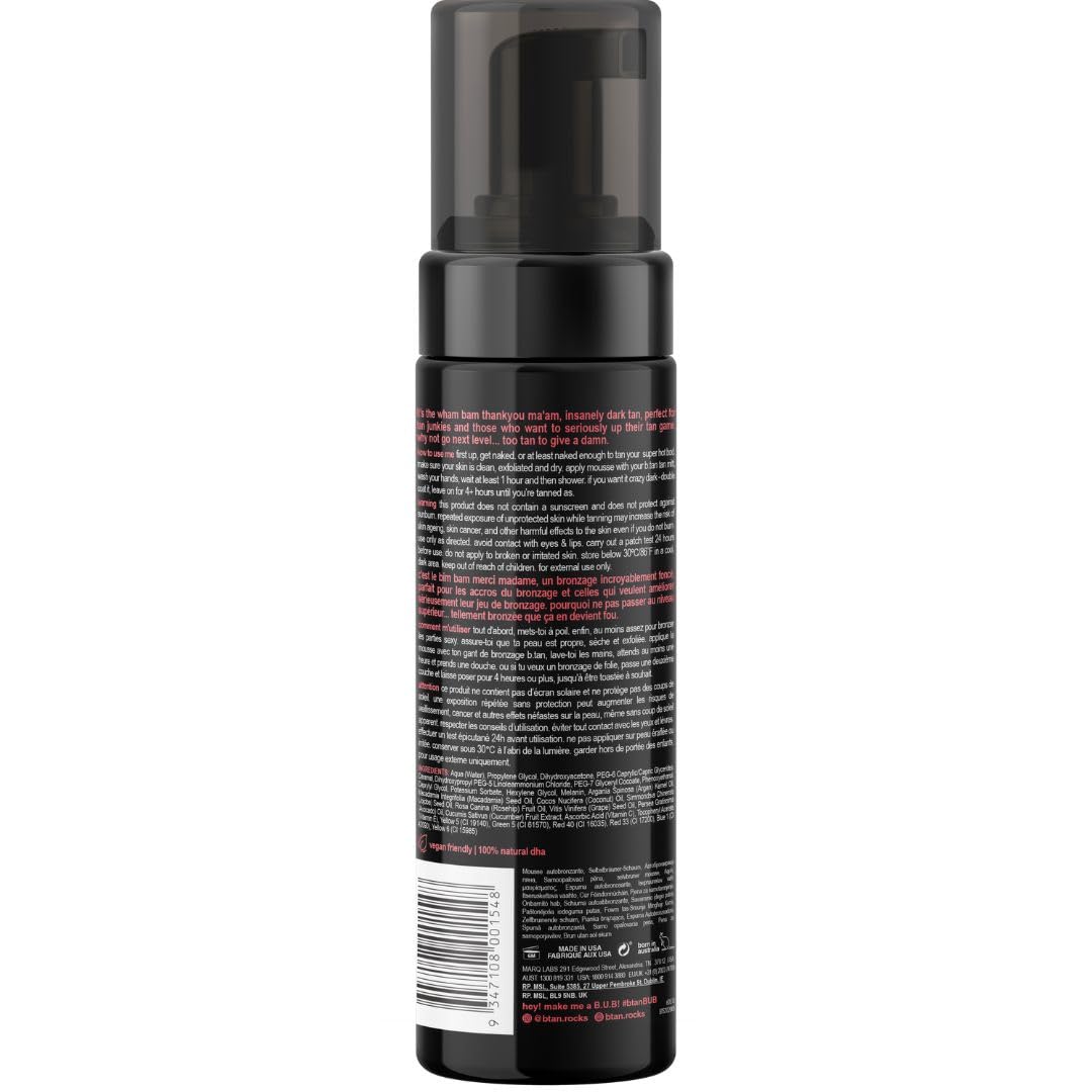 B.TAN pump foam texture close-up illustrating lightweight spreadability