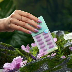 BTArtbox nails applied on hand showing natural look and comfortable fit