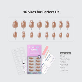 BTArtbox step-by-step application with glue and tab use for quick salon finish