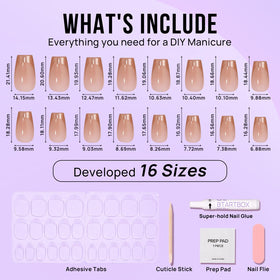 BTArtbox lineup showing 16 sizes arranged for precise fitting benefit