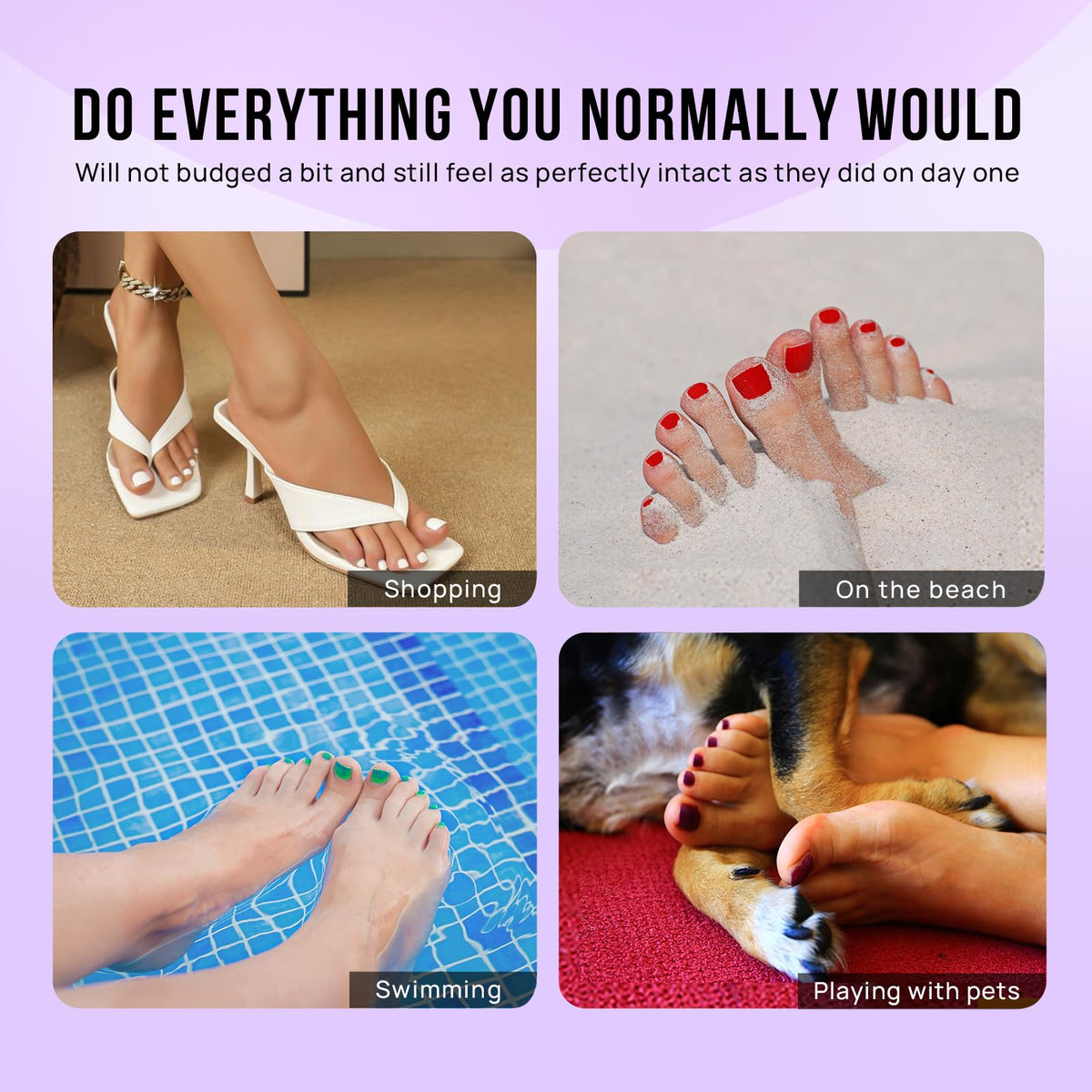 BTArtbox toenails styled at the beach for durable summer wear