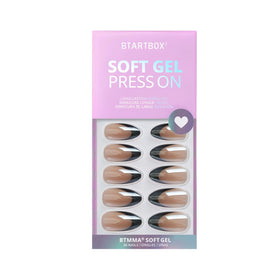BTArtbox side view highlighting seamless cuticle line and natural fit benefit