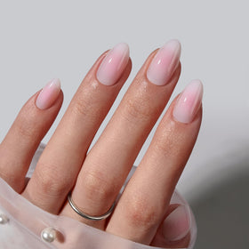 BTArtbox close-up of pink ombre gradient emphasizing smooth finish and salon look