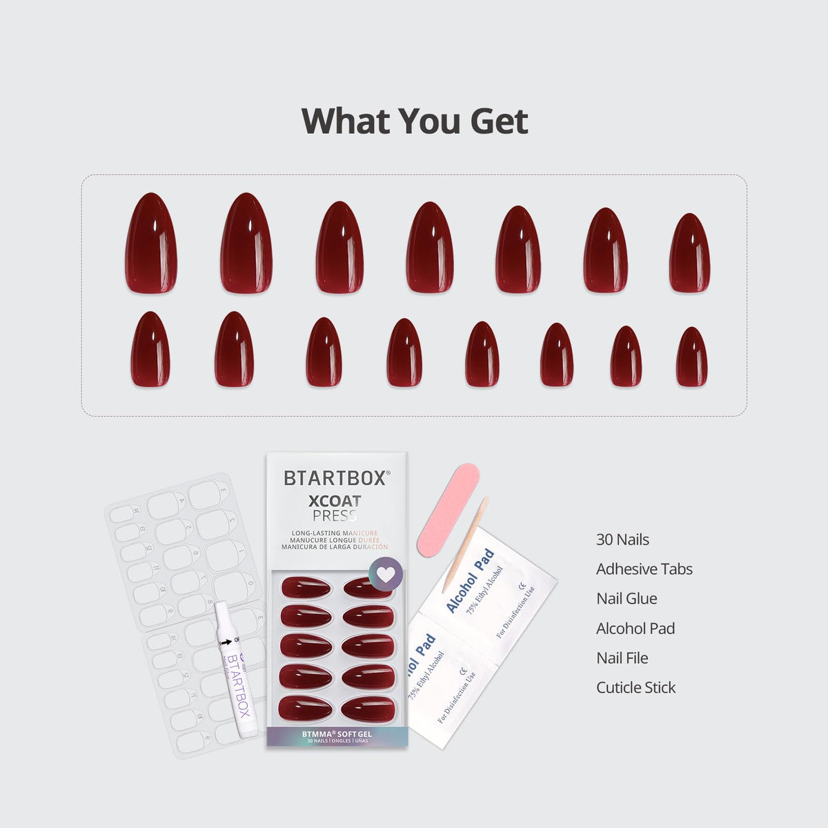 BTArtbox full kit contents laid out for quick at-home manicure setup