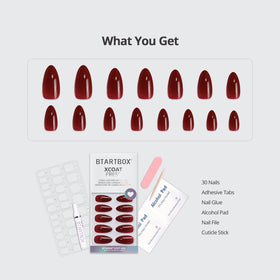 BTArtbox full kit contents laid out for quick at-home manicure setup