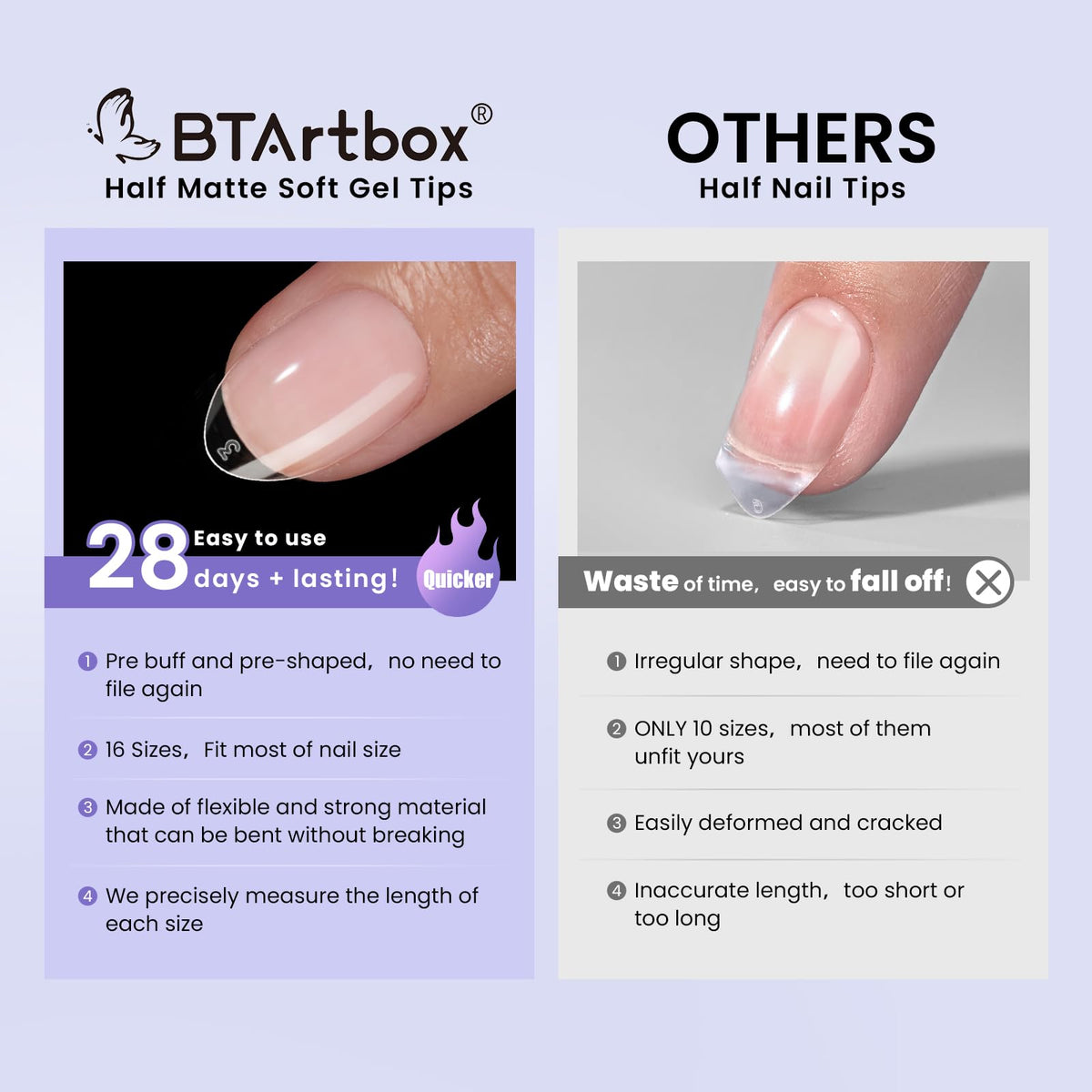 BTArtbox finished decorated nails in wedding style showing natural almond elegance