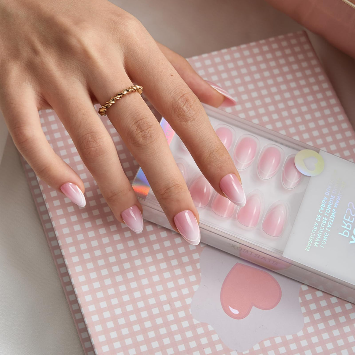 BTArtbox flexible BTMMA material bend detail showing a natural-feel nail that moves with you