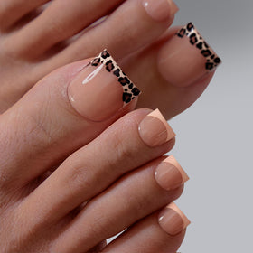 BTArtbox front packaging showing cheetah toenails and included accessories for easy selection