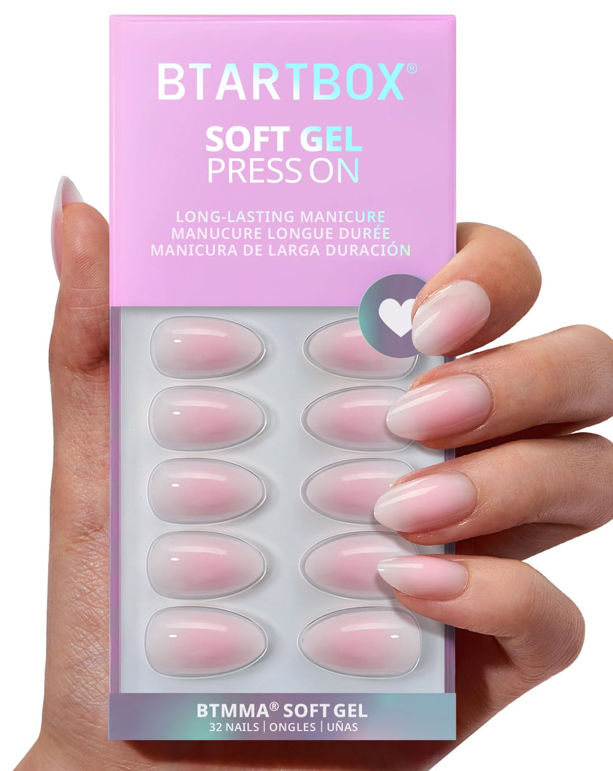 BTArtbox front packaging showing Love Letter design and kit contents benefit: ready-to-use manicure