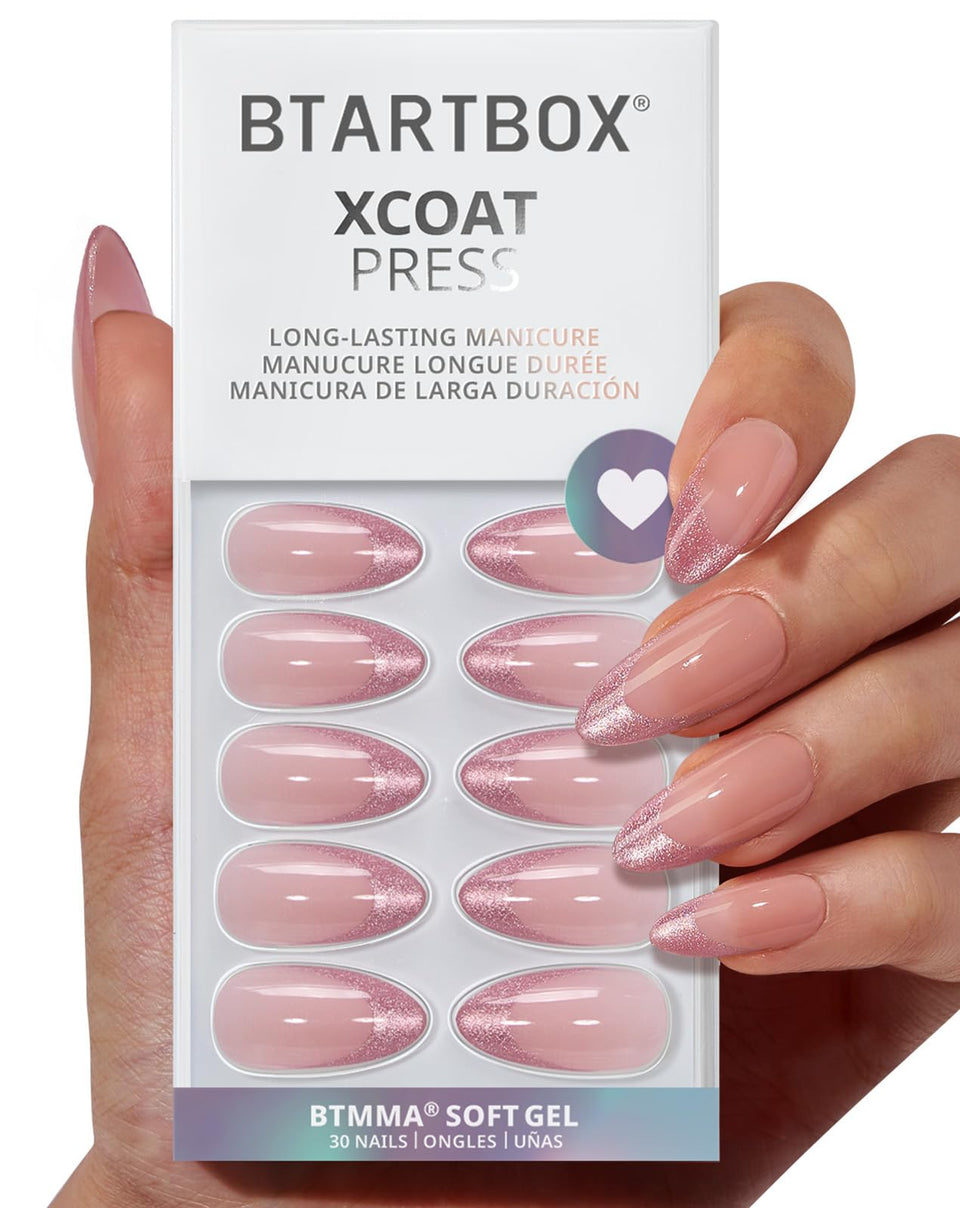 BTArtbox front packaging showing pink frosting nails and included kit