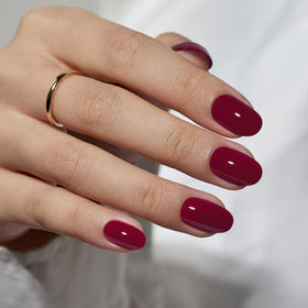 BTArtbox front packaging showing red oval nails and kit contents for easy at-home manicures