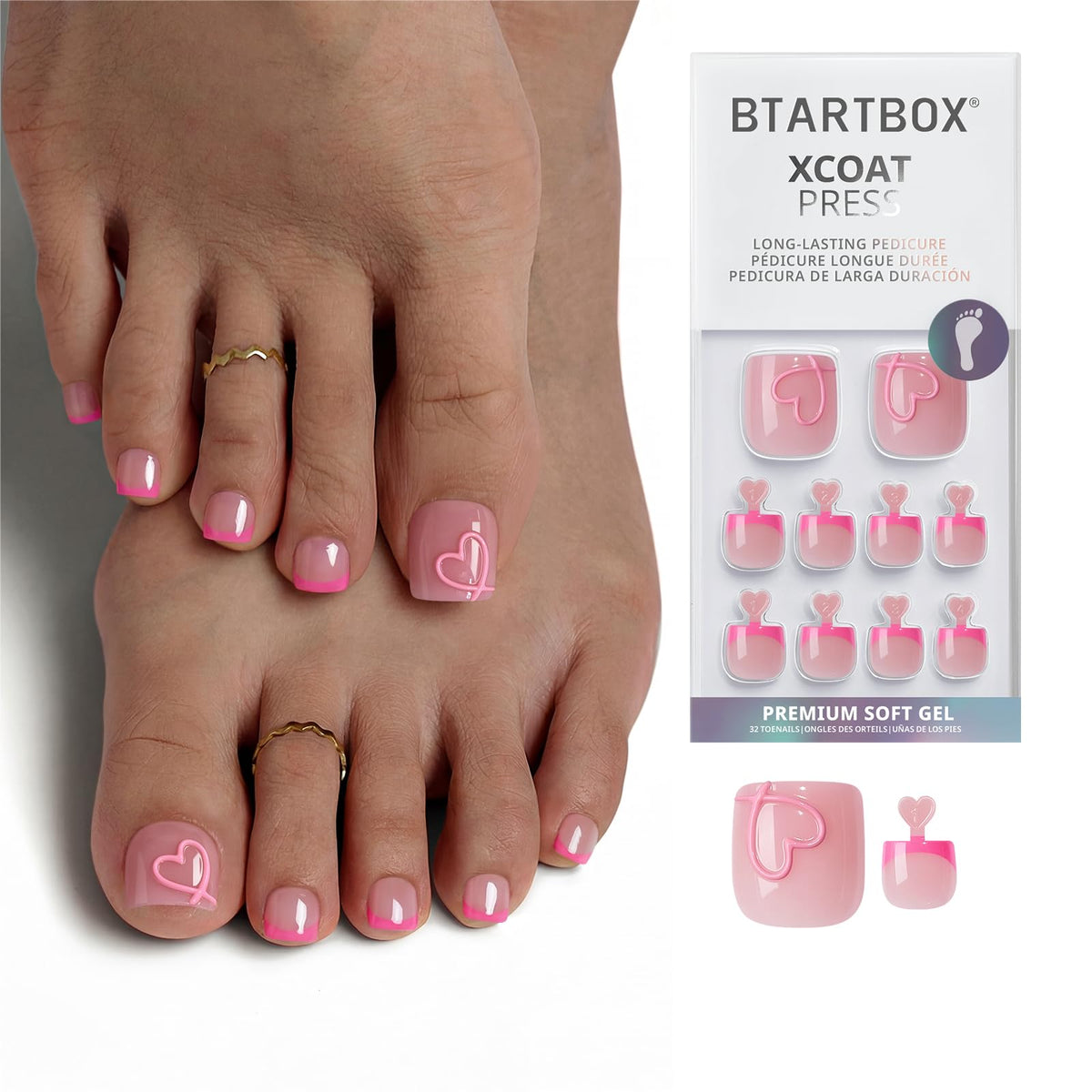 BTArtbox front packaging showing Soft Romance kit and contents for quick salon results