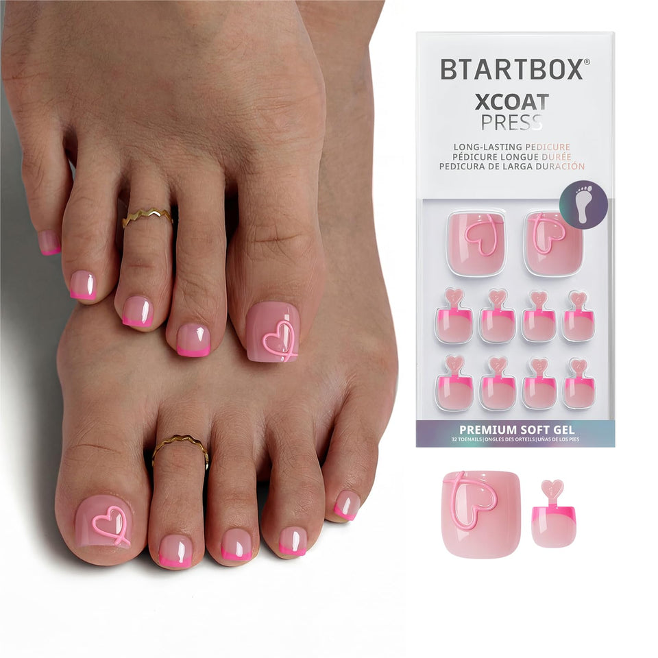 BTArtbox front packaging showing Soft Romance kit and contents for quick salon results