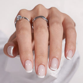 BTArtbox front packaging showing white French tip nails and kit benefits