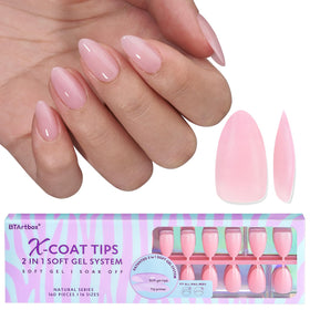 BTArtbox front packaging showing full 160-piece matte nail kit and contents