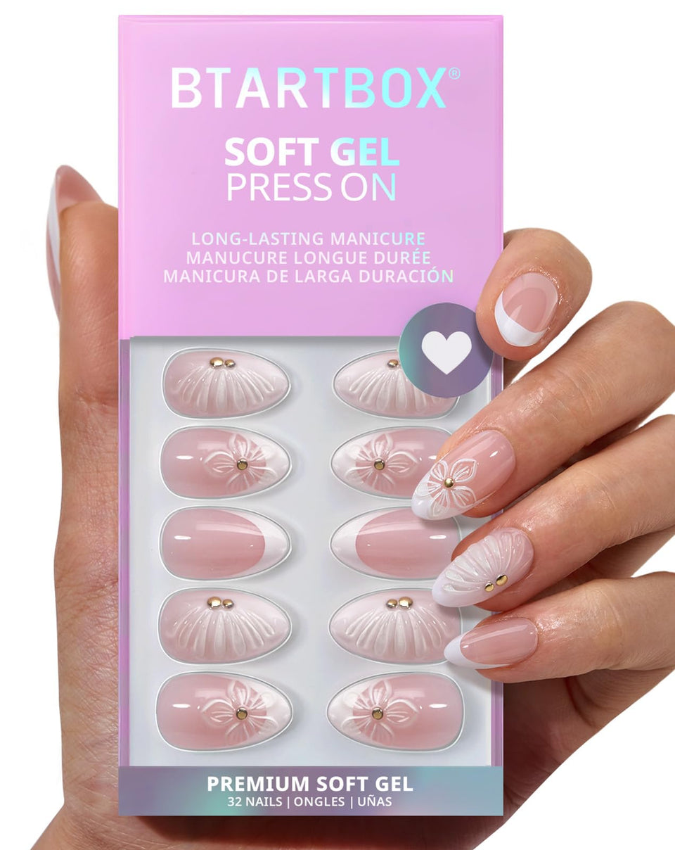 BTArtbox front packaging showing kit contents and pink floral design, easy-start benefit