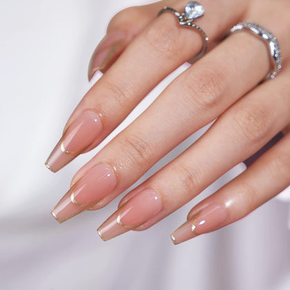 BTArtbox front packaging showing set and rose gold French tips for instant glam