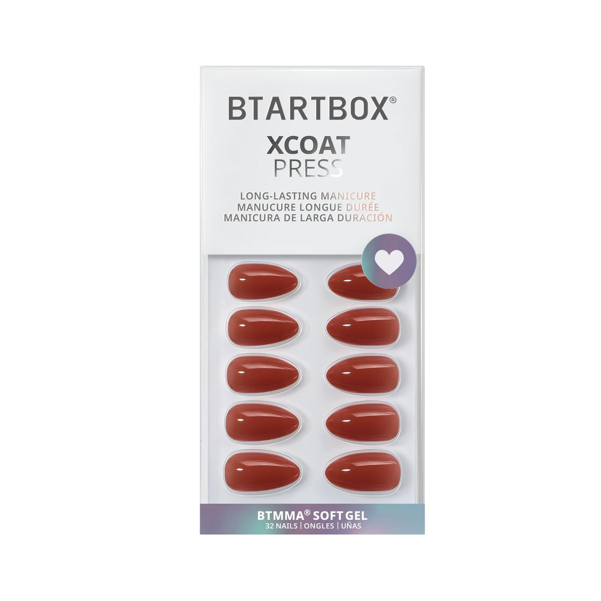 BTArtbox instruction label and guide open to steps aiding correct application