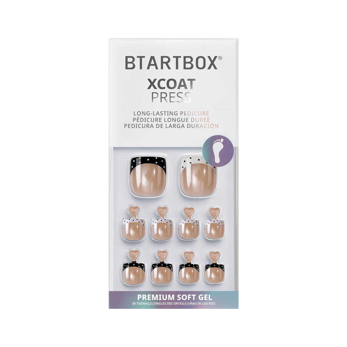 BTArtbox polished chrome finish on nail showing reflective shine and style