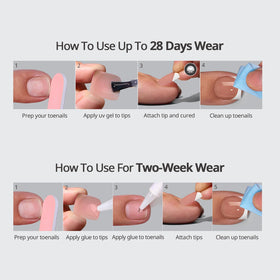 BTArtbox nails curing under lamp for longer lasting bonded wear