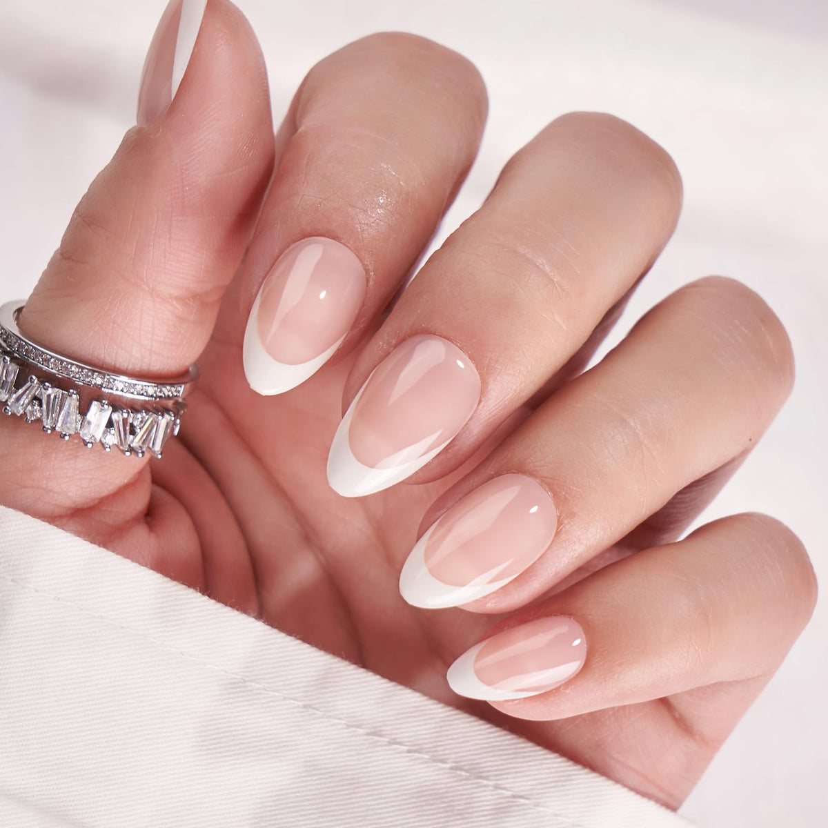 BTArtbox lifestyle shot in cafe showing chic nails that complement outfits