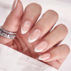 BTArtbox lifestyle shot in cafe showing chic nails that complement outfits
