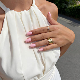 BTArtbox nails displayed on hand showing comfortable fit and realistic look