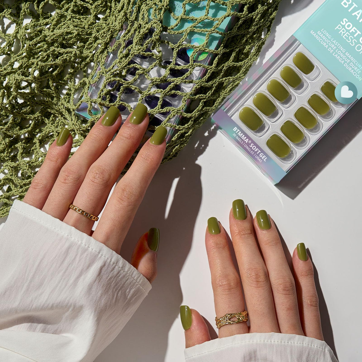 BTArtbox side profile of a squoval nail demonstrating natural fit