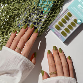BTArtbox side profile of a squoval nail demonstrating natural fit