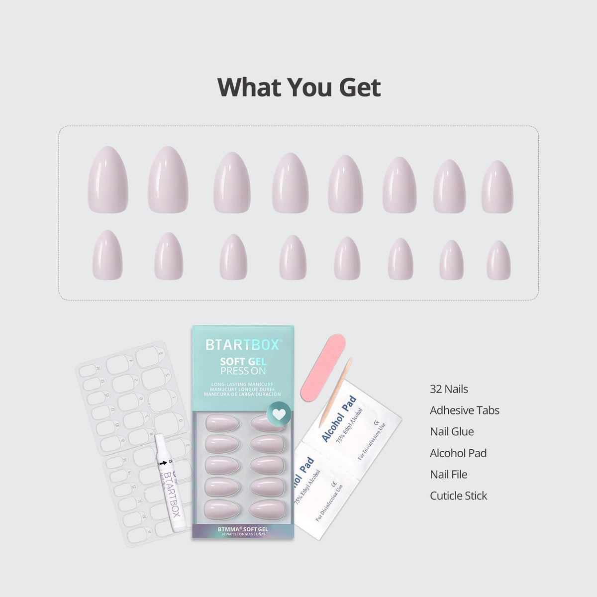 BTArtbox application setup with file stick and alcohol pad for easy prep