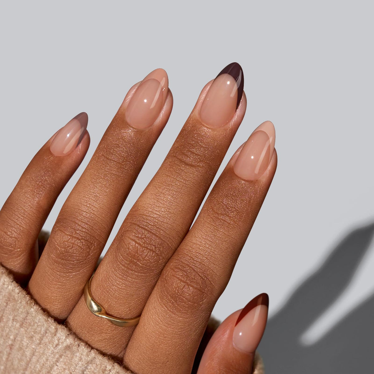 BTArtbox nail applied close to cuticle showing natural fit and comfortable wear