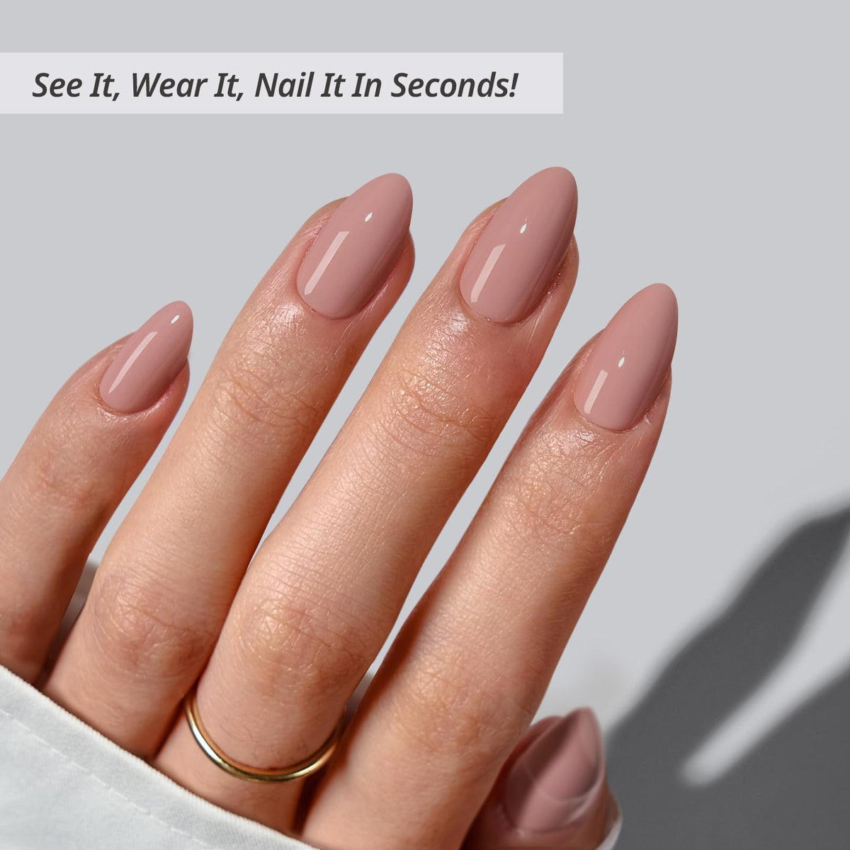 BTArtbox close-up of nail surface texture and glossy top coat for natural shine