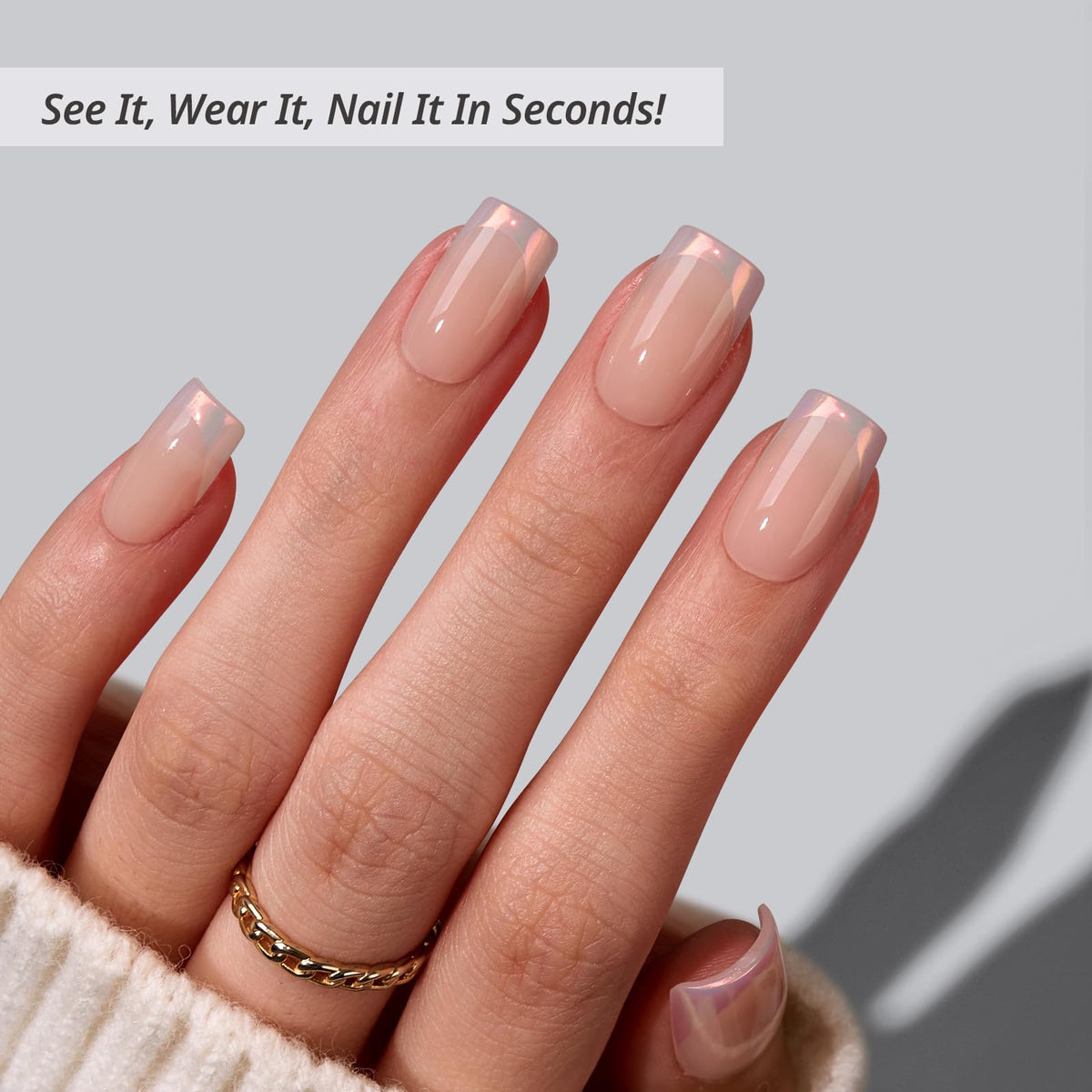 BTArtbox close-up of nail texture and chrome sheen highlighting smooth finish