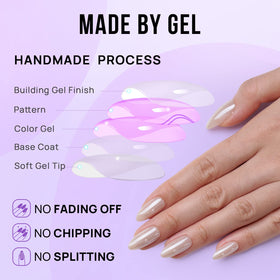 BTArtbox arranged 16 nail sizes demonstrating custom fit options for each finger