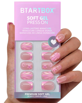 BTArtbox hands applying press-on nails demonstrating quick application and confident finish