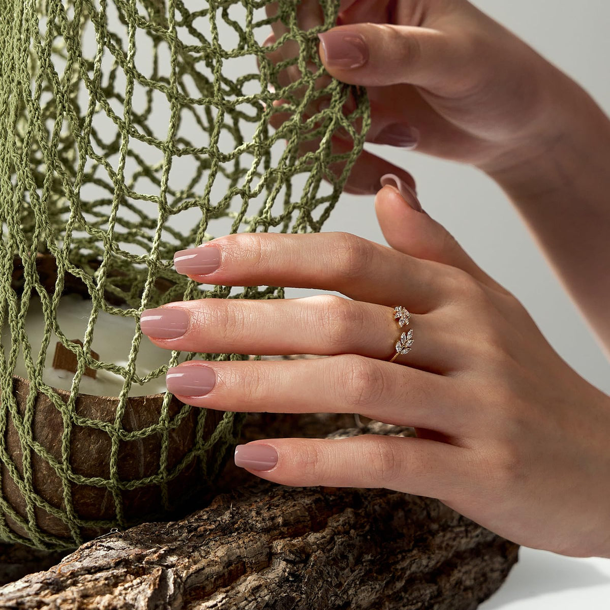 BTArtbox press on nails worn on hands in everyday setting showing realistic look benefit