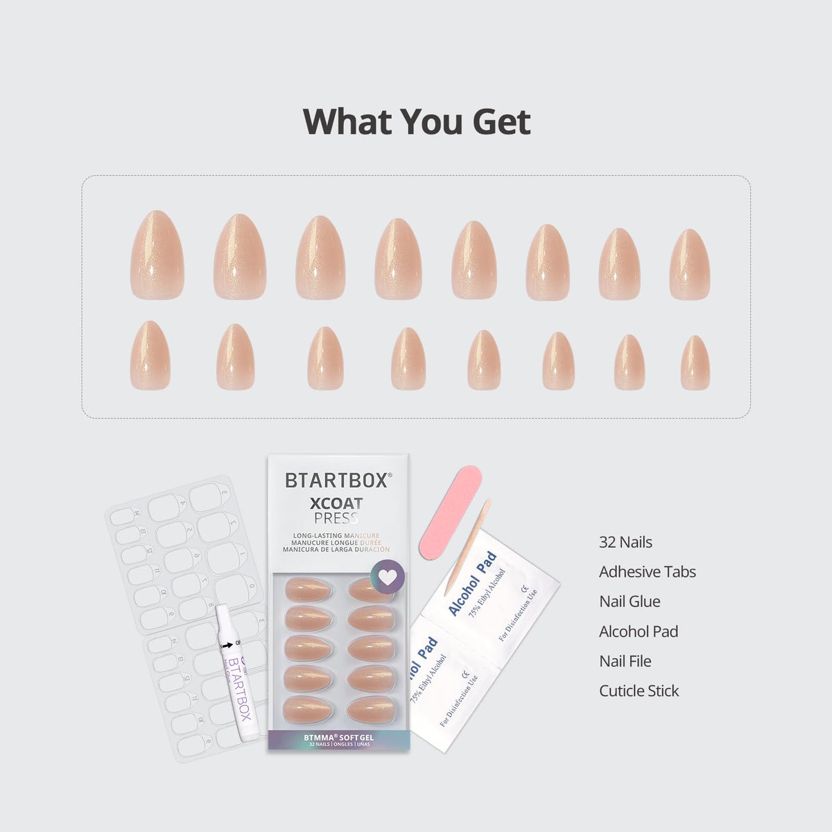 BTArtbox press on nails curing under UV LED lamp for long-lasting hold