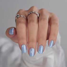 BTArtbox front packaging showing Ocean Glazed blue glossy nails and contents