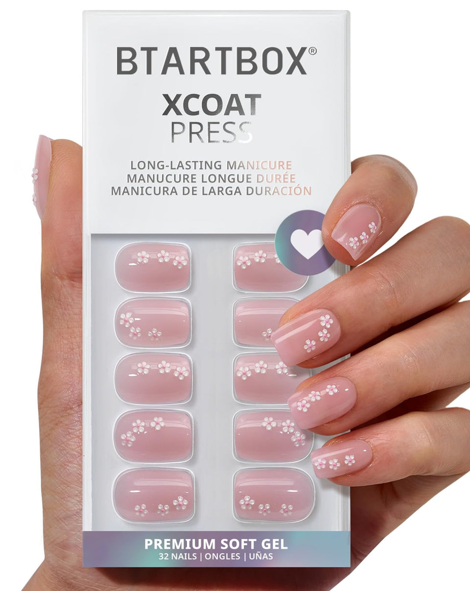 BTArtbox Petalfall front packaging showing full kit and nails, highlights convenience