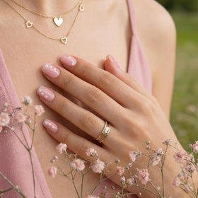 BTArtbox side profile of a square short nail showing natural curve and fit benefit