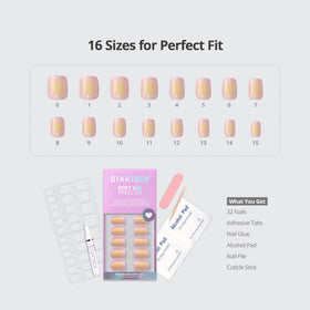 BTArtbox worn nails while typing demonstrating comfortable wear during daily tasks