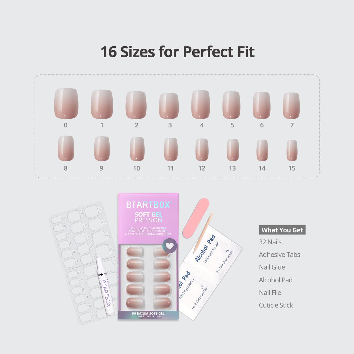 BTArtbox scale comparison against finger showing true-to-size fit benefit