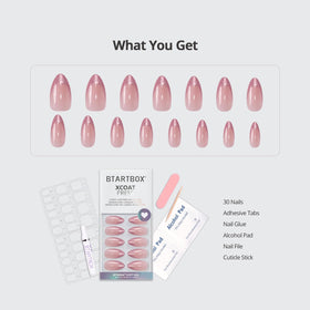 BTArtbox size chart with nails showing fit options for every finger