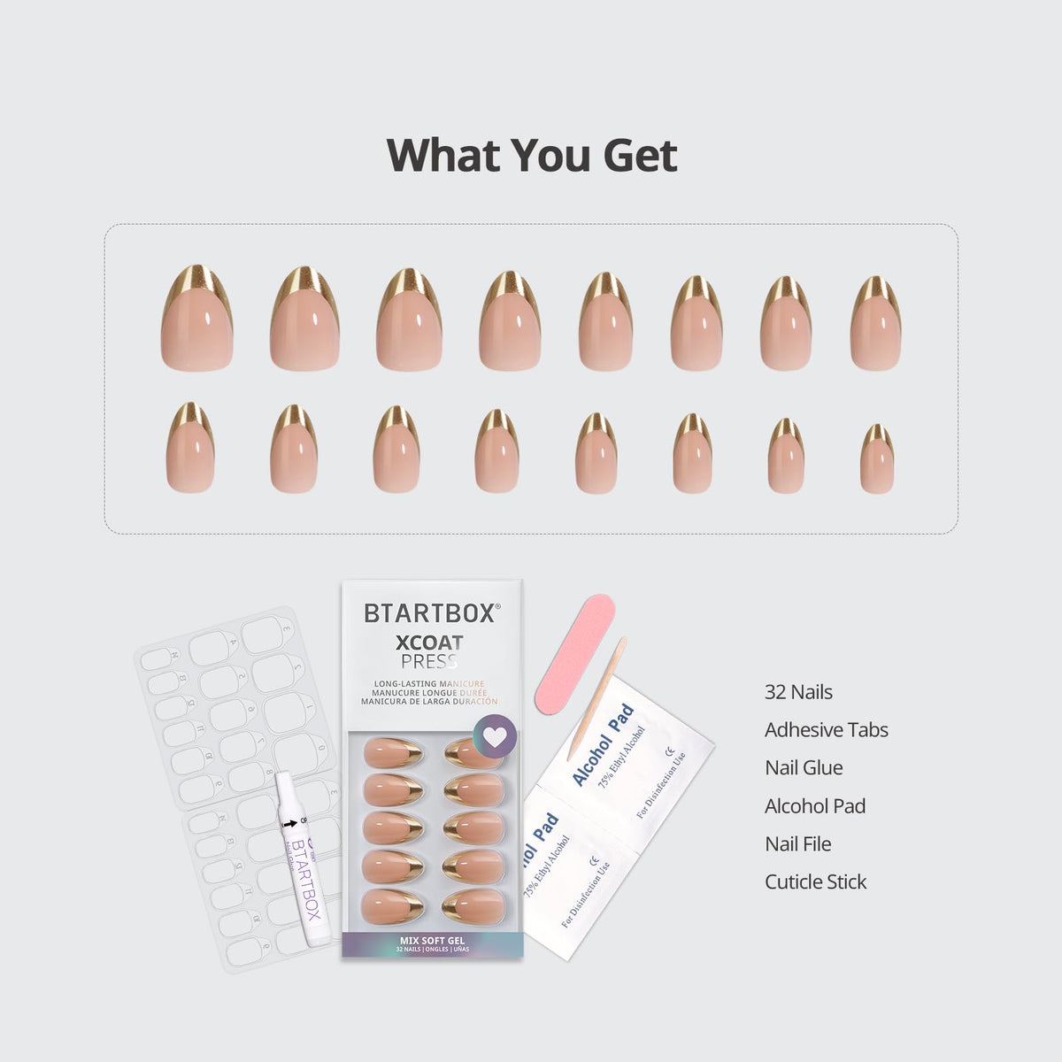 BTArtbox size chart comparison showing 16 sizes for precise fit