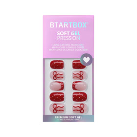 BTArtbox lifestyle shot styling press-on nails with an outfit to show versatile look