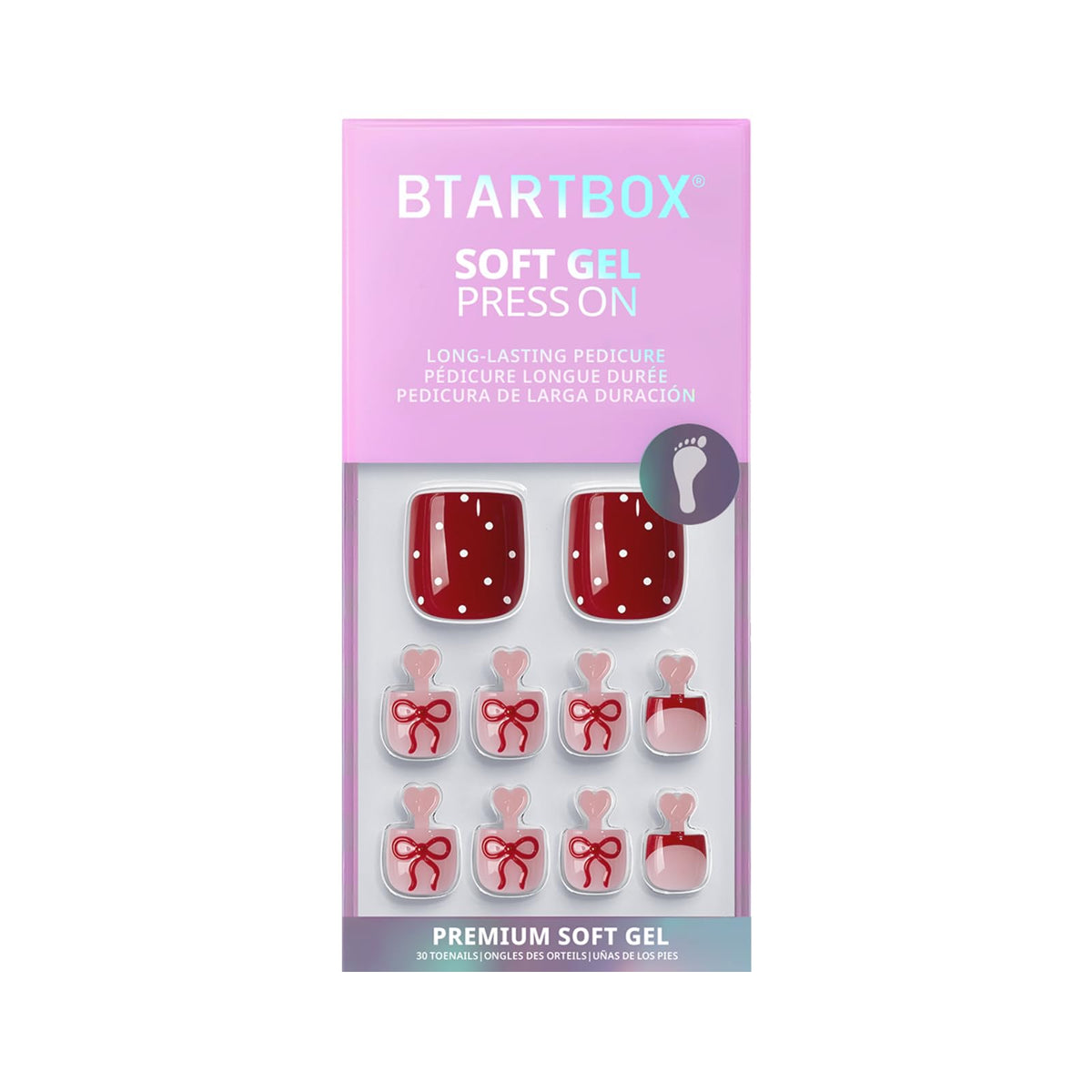 BTArtbox lifestyle shot pairing pedicure with sandals for confident wear