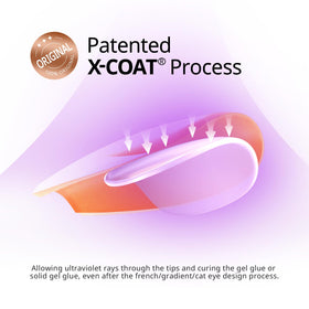 BTArtbox semi-transparent almond tip profile for natural blend