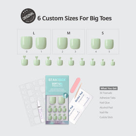 BTArtbox arranged sizes laid out to display six-size fit options for precision