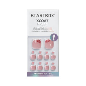 BTArtbox size comparison chart against a toe to show 15 sizes and six big-toe widths